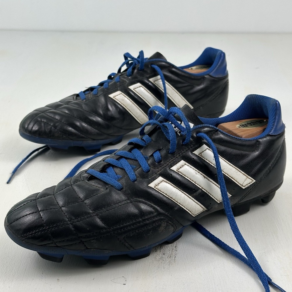 Adidas Goletto IV TRX FG Soccer Cleats Black Blue G95948 Men's Size 12 Shoes